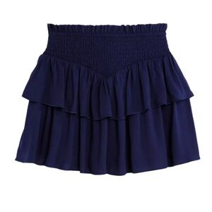 Katie J NYC Deep Blue Layered Skirt